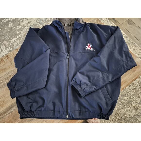 Vintage Gear for Sports Men's Jacket Size XL Blue Full Zip - Picture 2 of 4